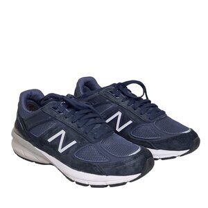 New Balance - W990V5 Suede and Mesh Sneakers
